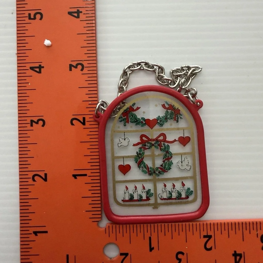 Vintage 80s Christmas Ornaments Sun-catchers Angels Tree Wreath Set Of 3
